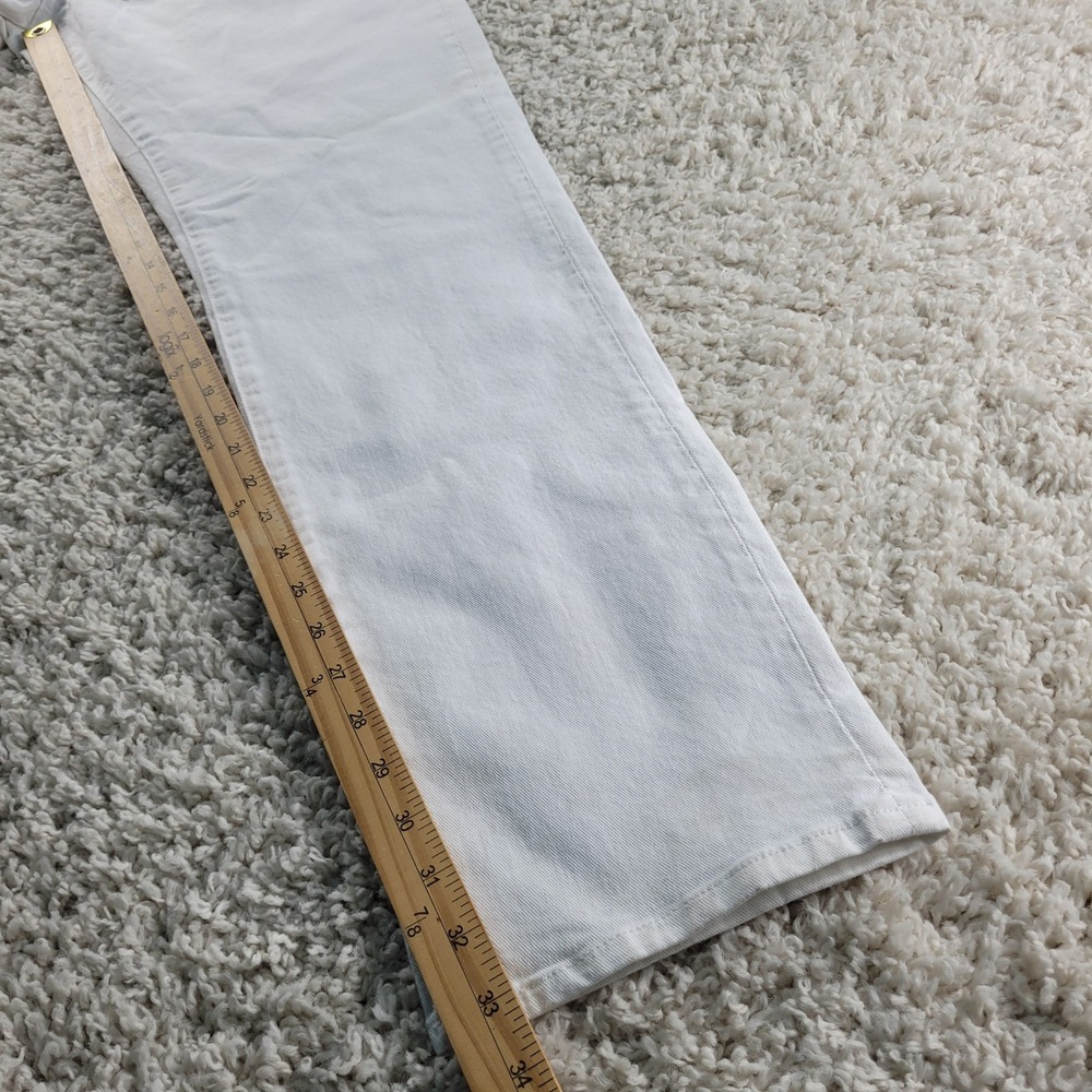 Robert Graham Perfect Fit Jeans Men's 36x33.5 White Straight Leg Trousers NEW - Picture 8 of 14
